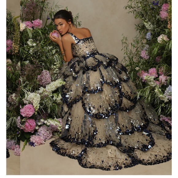 Tarik Ediz Dress Engagement Dress - Picture 7 of 8